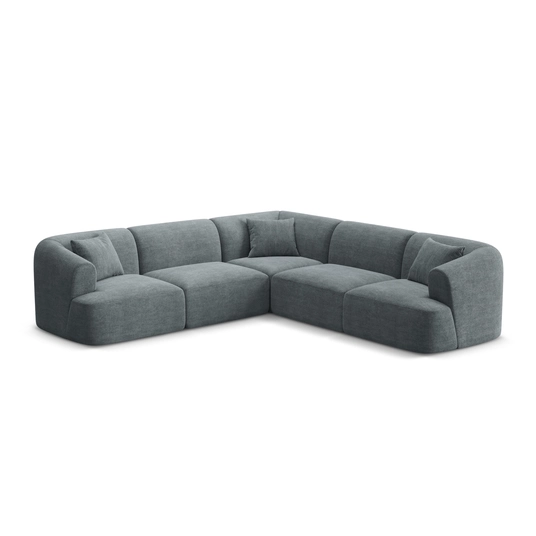 Modular Symmetrical Corner Sofa, "Campi", 6 Seats, 255x255x70 Made in Europe