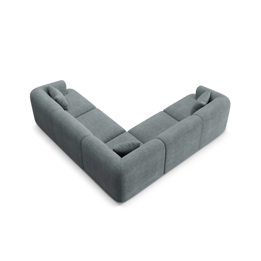 Modular Symmetrical Corner Sofa, "Campi", 6 Seats, 255x255x70 Made in Europe