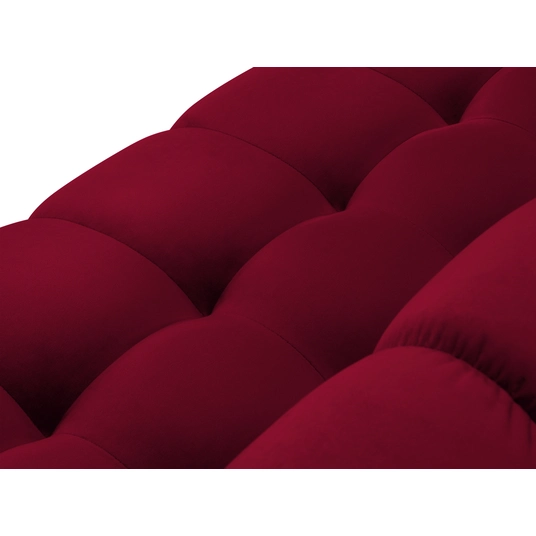 Velvet Symmetrical Corner Sofa, "Bali", 6 Seats, 256x256x75 Made in Europe