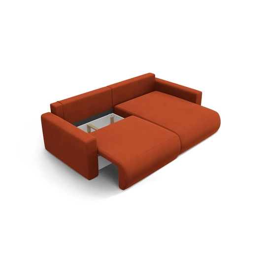 Corner Sofa With Bed Function And Box, "Belfast", 3 Seats, 240x149x84 Made in Europe