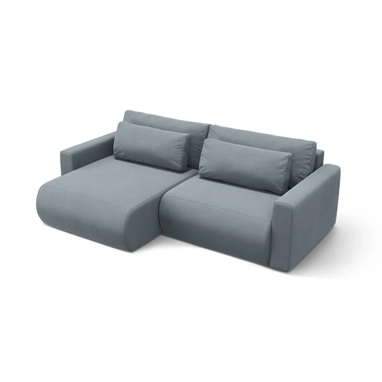 Corner Sofa With Bed Function And Box, "Belfast", 3 Seats, 240x149x84 Made in Europe