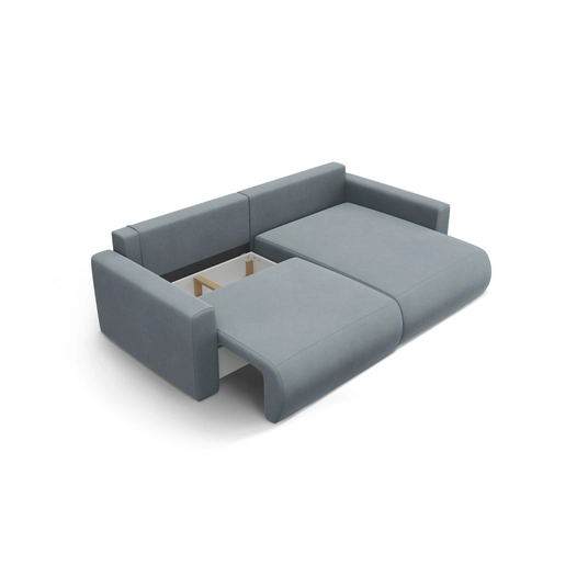 Corner Sofa With Bed Function And Box, "Belfast", 3 Seats, 240x149x84 Made in Europe