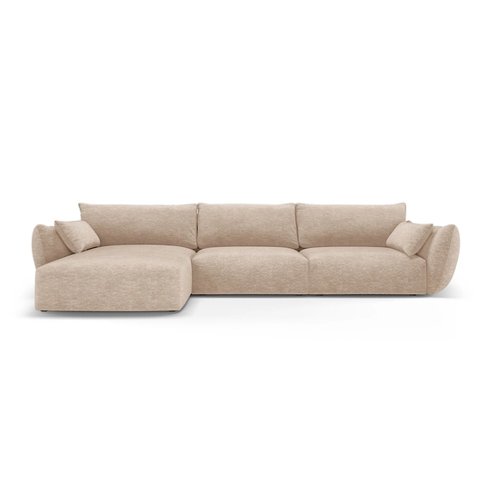 Left Corner Sofa, "Matera", 4 Seats, 308x171x85 Made in Europe