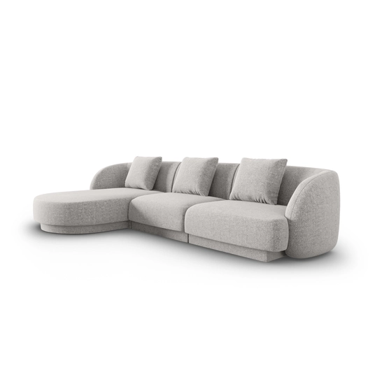 Left Corner Sofa, "Tulum", 4 Seats, 255x156x70 Made in Europe