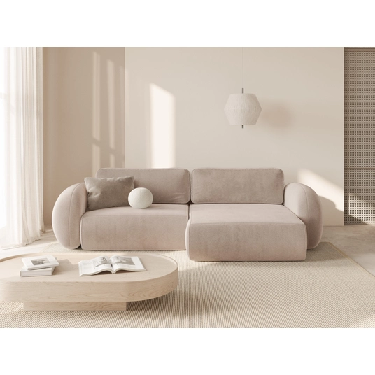 Corner Sofa With Bed Function And Box, "Tonale", 4 Seats, 262x149x88 Made in Europe