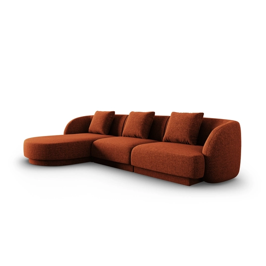 Left Corner Sofa, "Tulum", 4 Seats, 255x156x70 Made in Europe