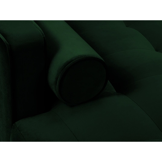 Velvet Left Corner Sofa, "Aspen", 4 Seats, 236x170x90 Made in Europe