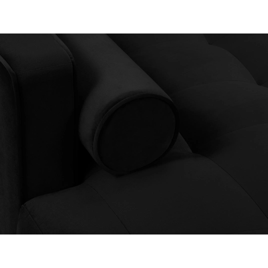 Velvet Left Corner Sofa, "Aspen", 4 Seats, 236x170x90 Made in Europe