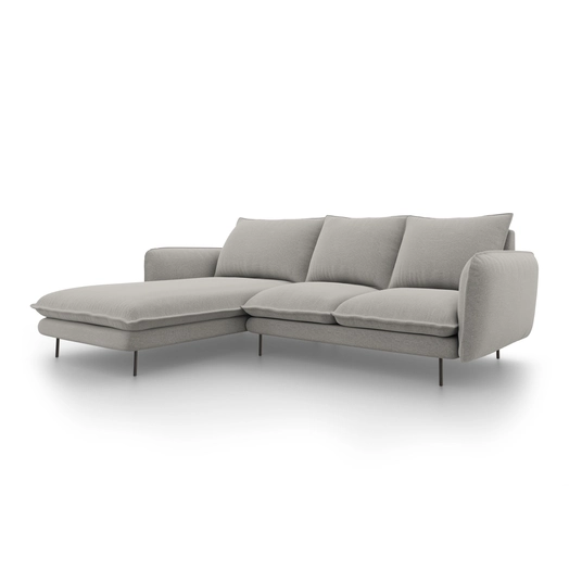Left Corner Sofa, "Vienna", 5 Seats, 255x170x95 Made in Europe