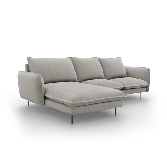 Left Corner Sofa, "Vienna", 5 Seats, 255x170x95 Made in Europe