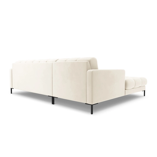 Velvet Left Corner Sofa, "Bali", 5 Seats, 293x185x75 Made in Europe