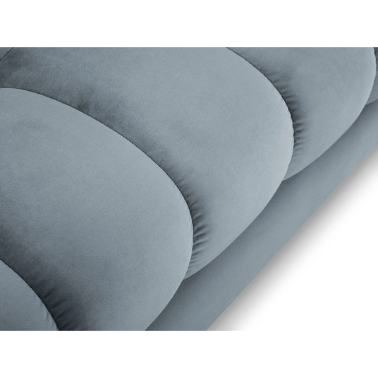 Velvet Left Corner Sofa, "Bali", 5 Seats, 293x185x75 Made in Europe