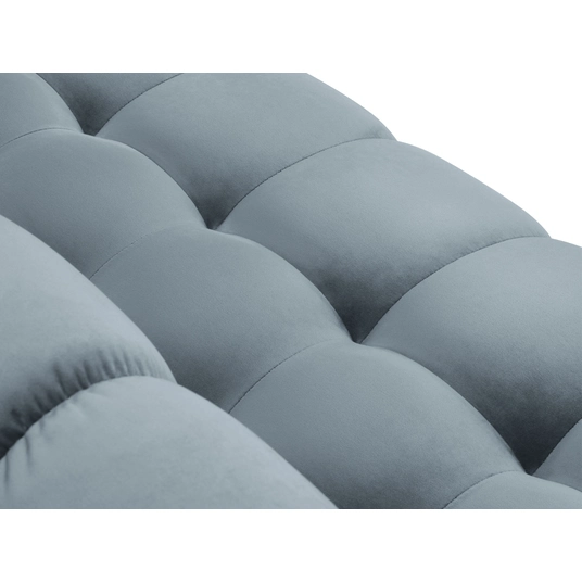 Velvet Left Corner Sofa, "Bali", 5 Seats, 293x185x75 Made in Europe