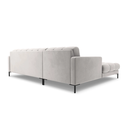 Velvet Left Corner Sofa, "Bali", 5 Seats, 293x185x75 Made in Europe