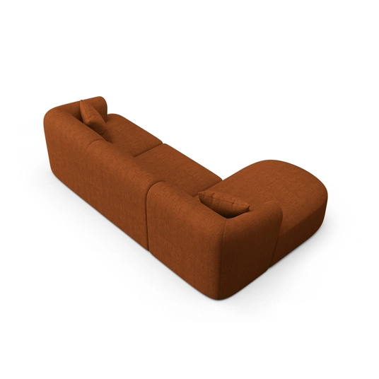 Modular Left Corner Sofa, "Campi", 4 Seats, 256x156x70 Made in Europe