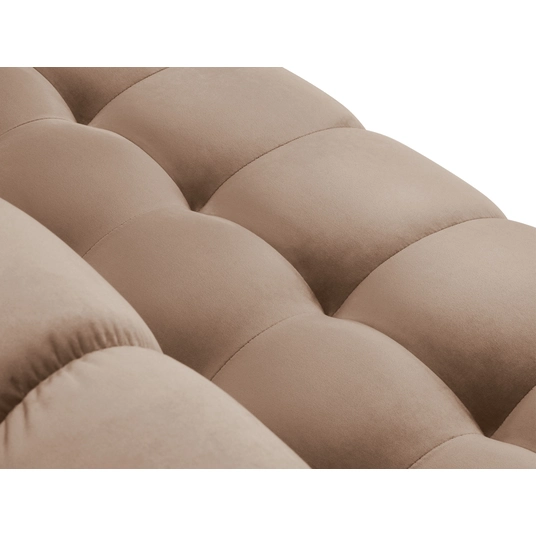 Velvet Left Corner Sofa, "Bali", 5 Seats, 293x185x75 Made in Europe
