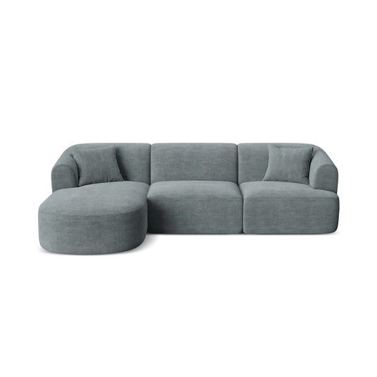 Modular Left Corner Sofa, "Campi", 4 Seats, 256x156x70 Made in Europe