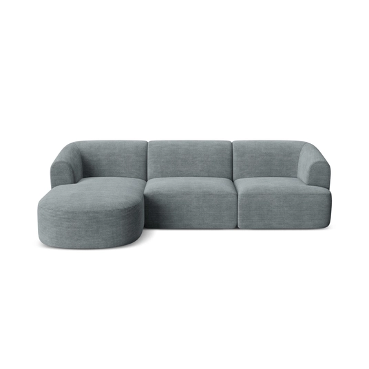 Modular Left Corner Sofa, "Campi", 4 Seats, 256x156x70 Made in Europe