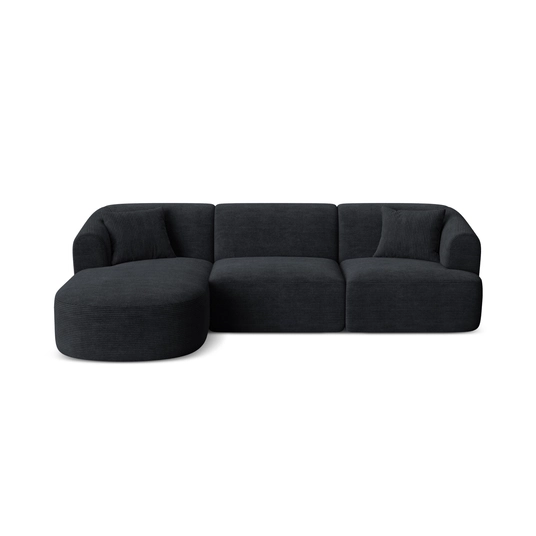 Modular Left Corner Sofa, "Campi", 4 Seats, 256x156x70 Made in Europe