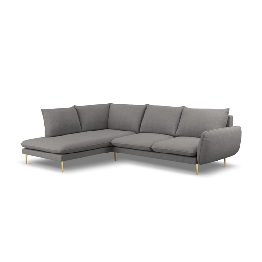 Left Corner Sofa, "Vienna", 6 Seats, 275x185x95 Made in Europe