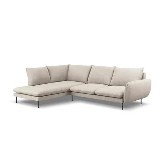 Left Corner Sofa, "Vienna", 6 Seats, 275x185x95 Made in Europe
