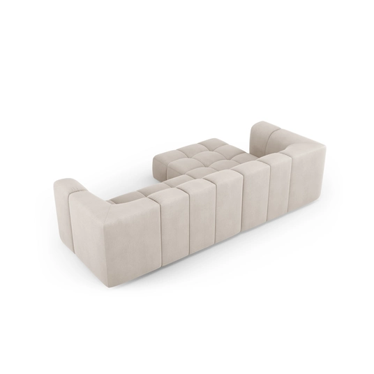 Modular Left Corner Sofa, "Moritz", 3 Seats, 256x160x70 Made in Europe
