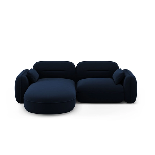 Velvet Modular Left Corner Sofa, "Sydney", 3 Seats, 230x165x70 Made in Europe