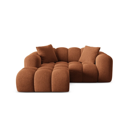Left Corner Sofa, "Treno", 2 Seats, 180x164x70 Made in Europe