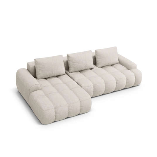 Left Corner Sofa With Bed Function And Box, "Linz", 3 Seats, 275x142x84 Made in Europe