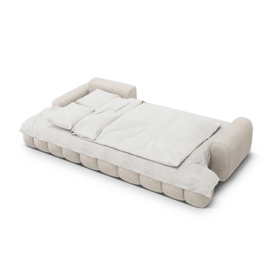 Left Corner Sofa With Bed Function And Box, "Linz", 3 Seats, 275x142x84 Made in Europe