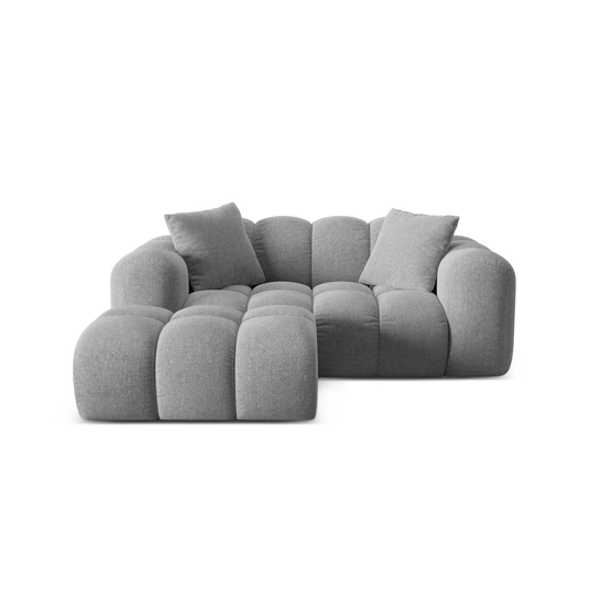 Left Corner Sofa, "Treno", 2 Seats, 180x164x70 Made in Europe