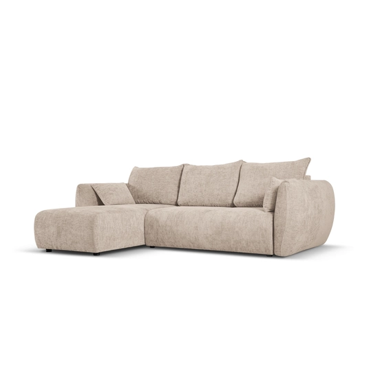 Left Corner Sofa With Bed Function And Box, "Matera", 4 Seats, 253x173x86 Made in Europe
