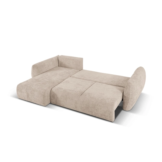 Left Corner Sofa With Bed Function And Box, "Matera", 4 Seats, 253x173x86 Made in Europe