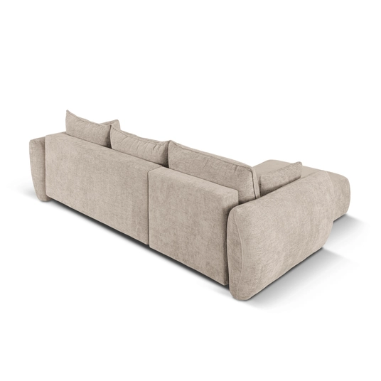 Left Corner Sofa With Bed Function And Box, "Matera", 4 Seats, 253x173x86 Made in Europe