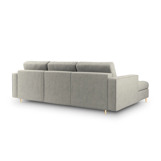 Left Corner Sofa With Bed Function And Box, "Aspen", 5 Seats, 240x175x96 Made in Europe