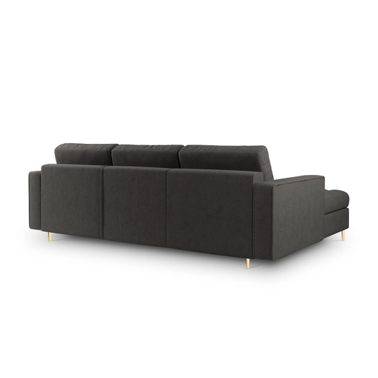 Left Corner Sofa With Bed Function And Box, "Aspen", 5 Seats, 240x175x96 Made in Europe