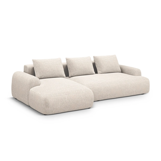 Left Corner Sofa With Bed Function And Box, "Calma", 3 Seats, 275x142x84 Made in Europe