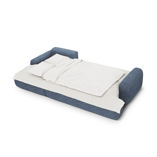 Left Corner Sofa With Bed Function And Box, "Calma", 3 Seats, 275x142x84 Made in Europe