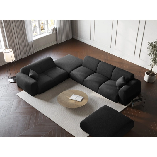 Left Corner Sofa, "Nolio", 4 Seats, 315x250x72 Made in Europe
