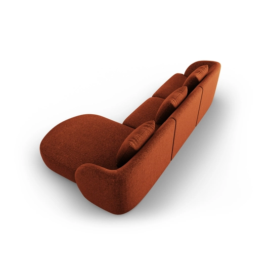 Right Corner Sofa, "Tulum", 4 Seats, 255x156x70 Made in Europe