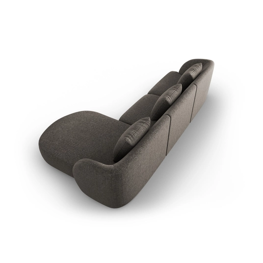 Right Corner Sofa, "Tulum", 4 Seats, 255x156x70 Made in Europe