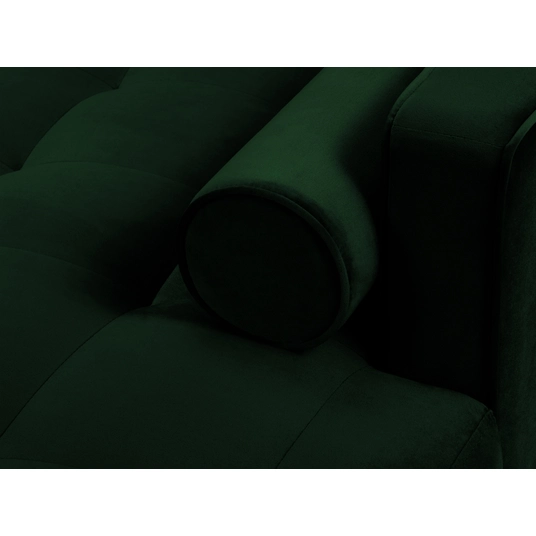 Velvet Right Corner Sofa, "Aspen", 4 Seats, 236x170x90 Made in Europe