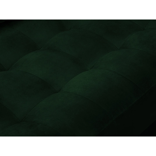 Velvet Right Corner Sofa, "Aspen", 4 Seats, 236x170x90 Made in Europe