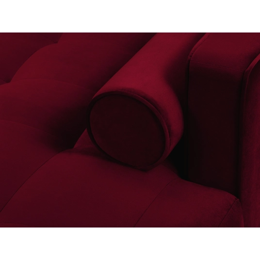 Velvet Right Corner Sofa, "Aspen", 4 Seats, 236x170x90 Made in Europe