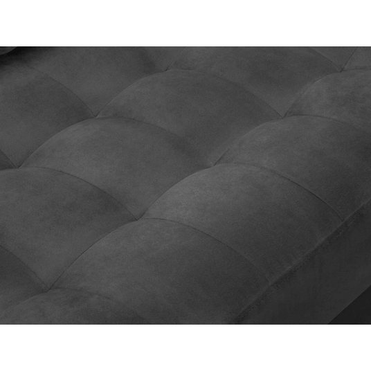 Velvet Right Corner Sofa, "Aspen", 4 Seats, 236x170x90 Made in Europe
