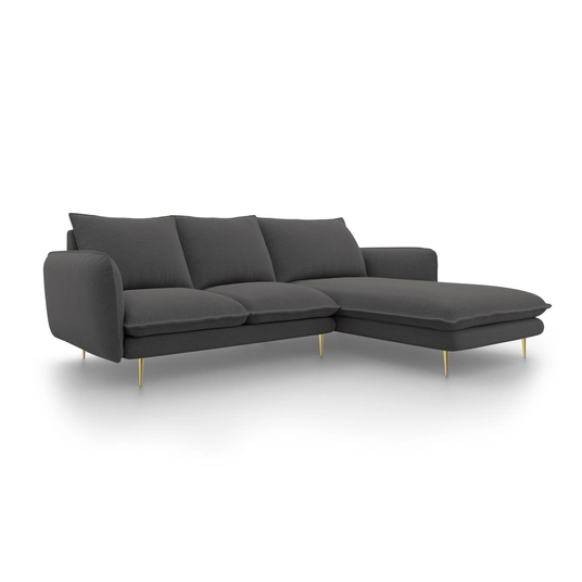 Right Corner Sofa, "Vienna", 5 Seats, 255x170x95 Made in Europe