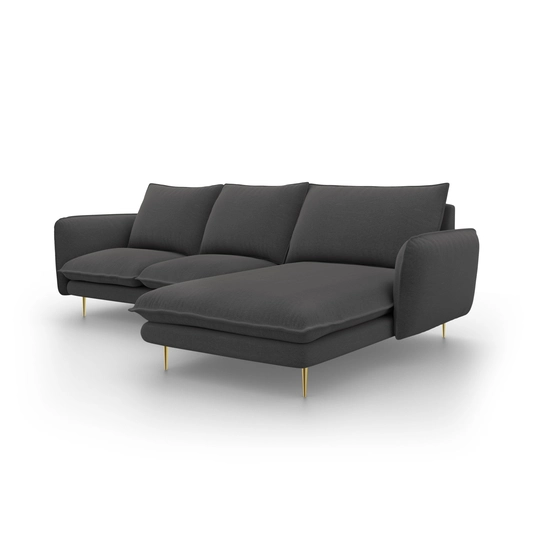 Right Corner Sofa, "Vienna", 5 Seats, 255x170x95 Made in Europe