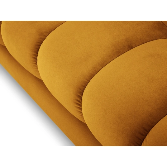 Velvet Right Corner Sofa, "Bali", 5 Seats, 293x185x75 Made in Europe