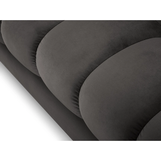 Velvet Right Corner Sofa, "Bali", 5 Seats, 293x185x75 Made in Europe