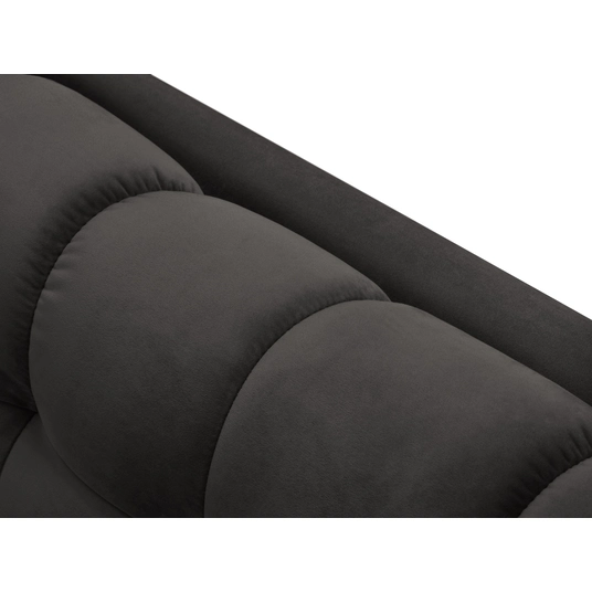 Velvet Right Corner Sofa, "Bali", 5 Seats, 293x185x75 Made in Europe